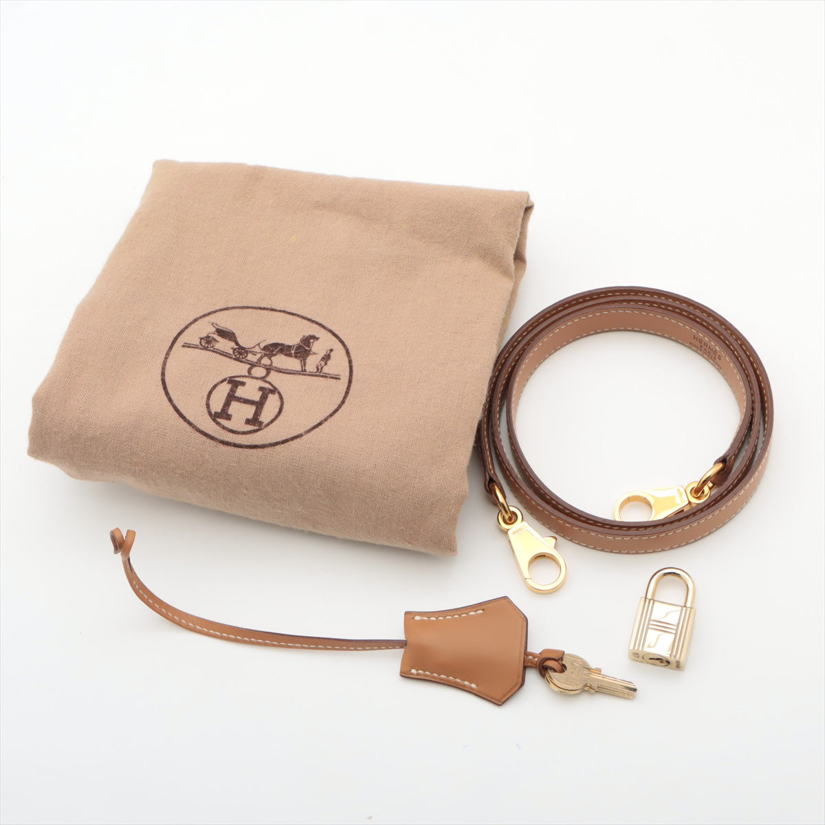 Hermes Kelly 28 Box Calf Gold - V Stamp