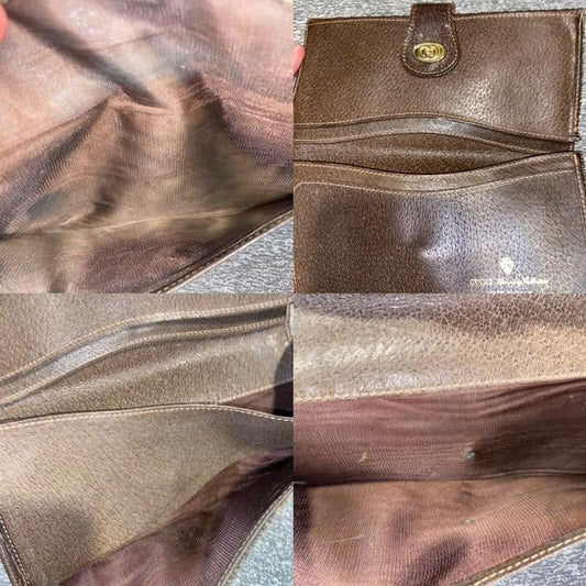 Gucci Brown Guccissima Print Xl Collection Leather Wallet