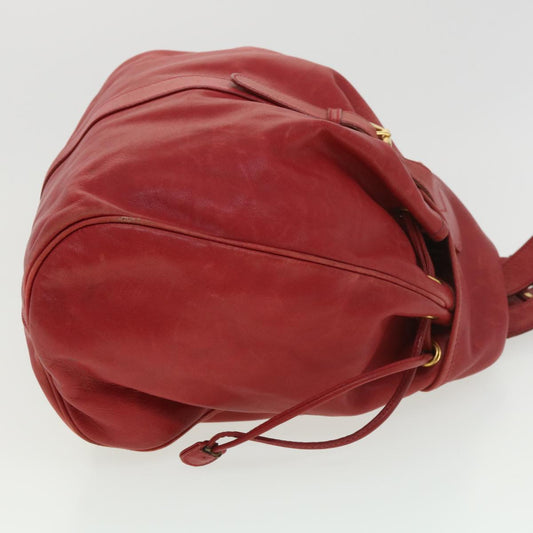 Gucci Backpack Leather Red 003580008  am4132