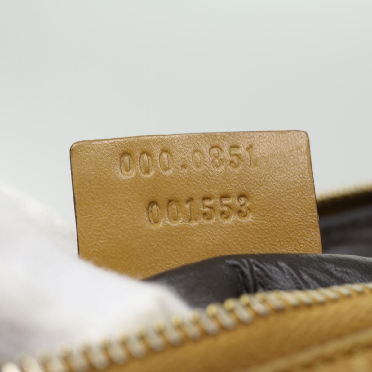 Gucci GG Canvas Sherry Line Hand Bag Beige Brown Red 0000851001553  ar7441