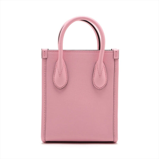 Gucci Leather 2 Way Handbag Pink Bananya