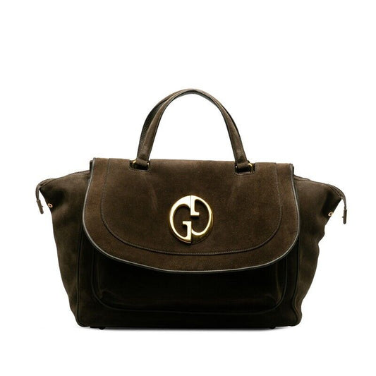 Gucci Double G Handbag Boston Bag
