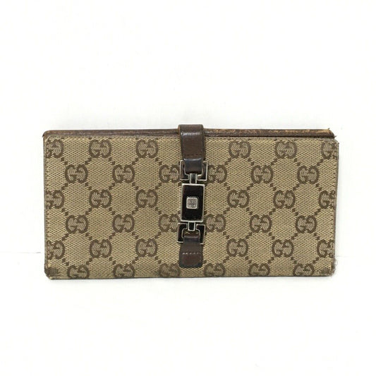 Gucci Jackie Gg Pattern Light Brown