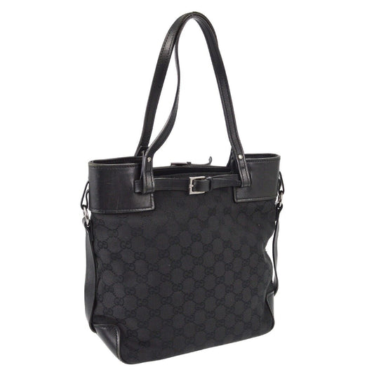 Gucci Black Gg Tote Handbag