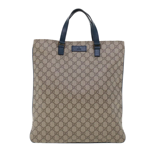 Gucci Gg Canvas Tote Bag Pvc Leather