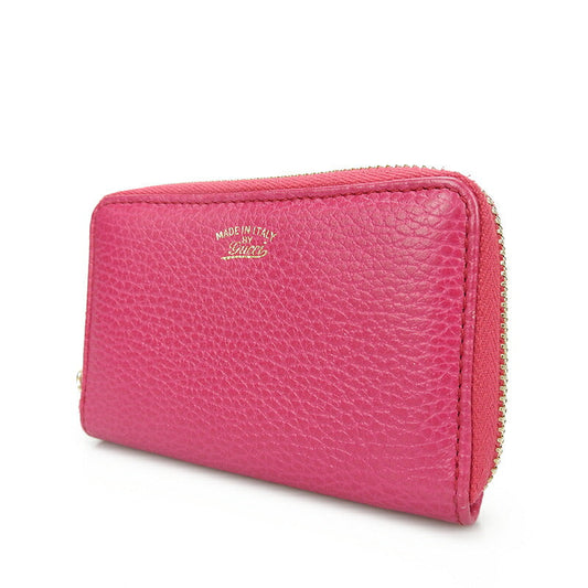 GUCCI Coin case 368877 leather pink