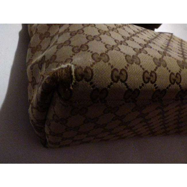 Gucci Vintage Pursesdesigner Purses Shades Of Brown Canvasleather And Redgreen Striped Straps1 Tote