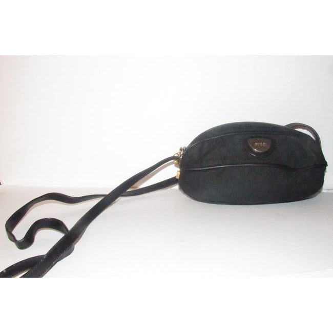 Gucci Micro Guccissima Football Shape Cross Bodyshoulder Purses Black Leather And Gg Leather Satchel