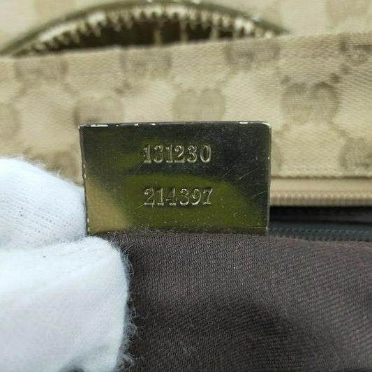 Gucci Gg Supreme Guccissima Canvas Leather With Sherry Stripe Straps Tan G Print Pink Bronze