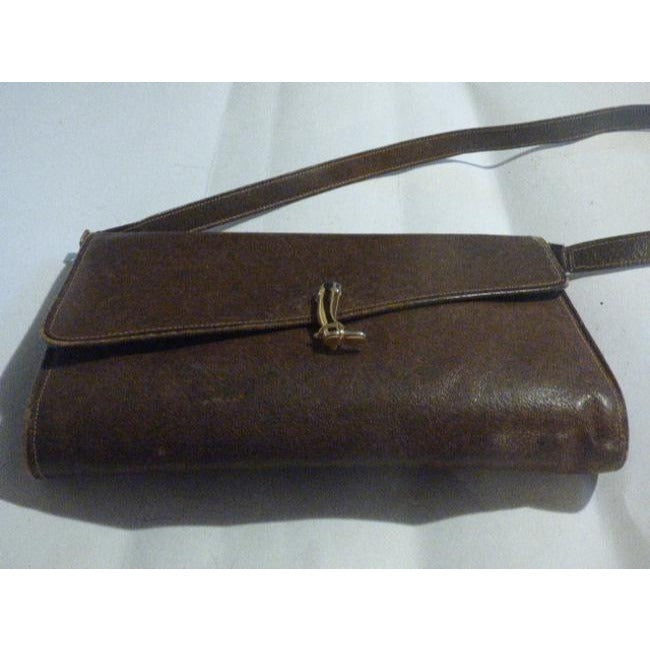 Gucci Vintage Pursesdesigner Purses Brown Leather Shoulder Bag