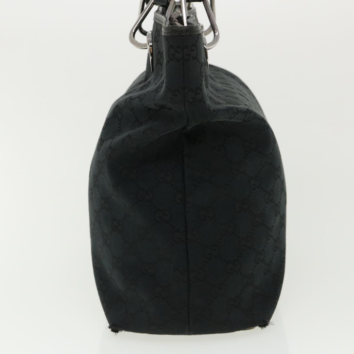 GUCCI GG Canvas Shoulder Bag Black 140274  ep717