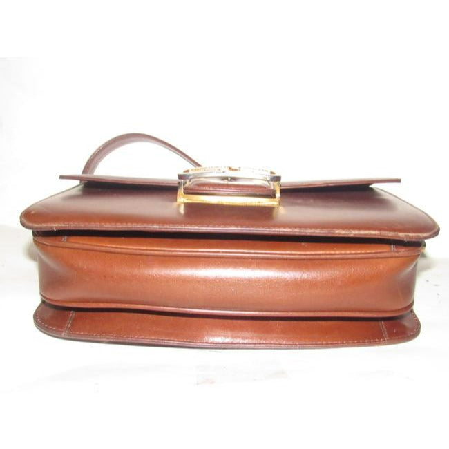 Gucci Vintage Pursesdesigner Purses Caramel Brown Leather Shoulder Bag