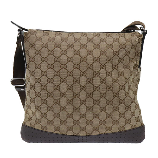 GUCCI GG Canvas Shoulder Bag Beige 145857  fm2595