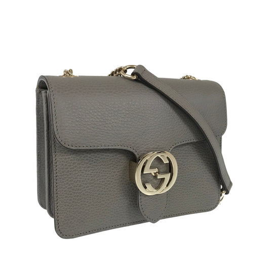 GUCCI Interlocking G Chain Shoulder Shoulder Bag
