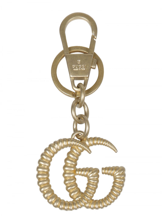 Gucci Interlocking GG Brass Key Ring