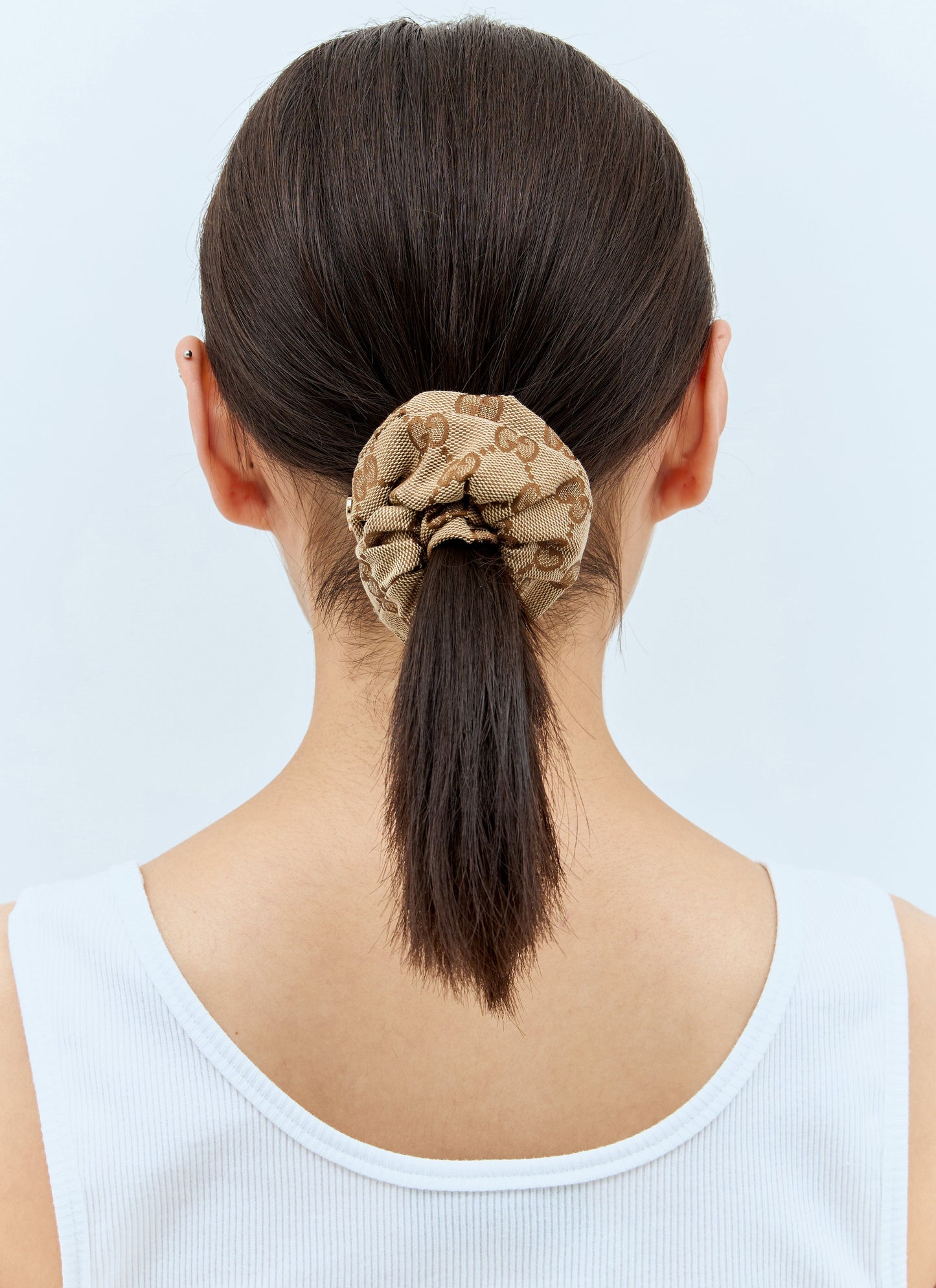 Gucci Women Gg Canvas Scrunchie