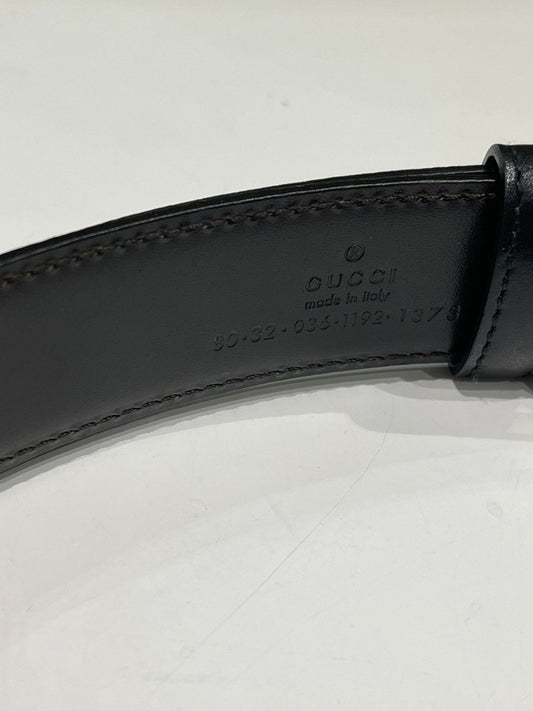 Gucci - Ceinture G noire