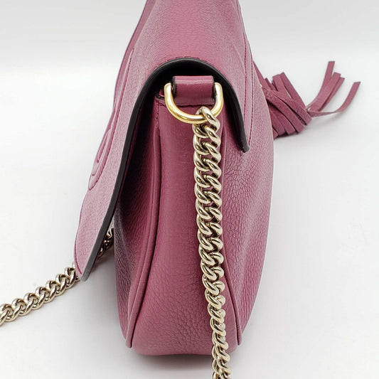 Gucci GG Soho on Chain Crossbody Shoulder Bag