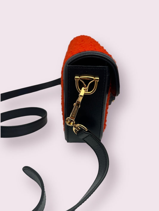 Gucci - Sac Horsebit Laine Cassy et cuir