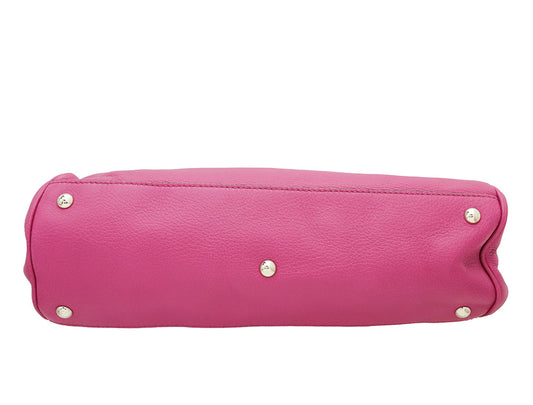 Gucci Fuchsia Bamboo Shopper Tote Bag