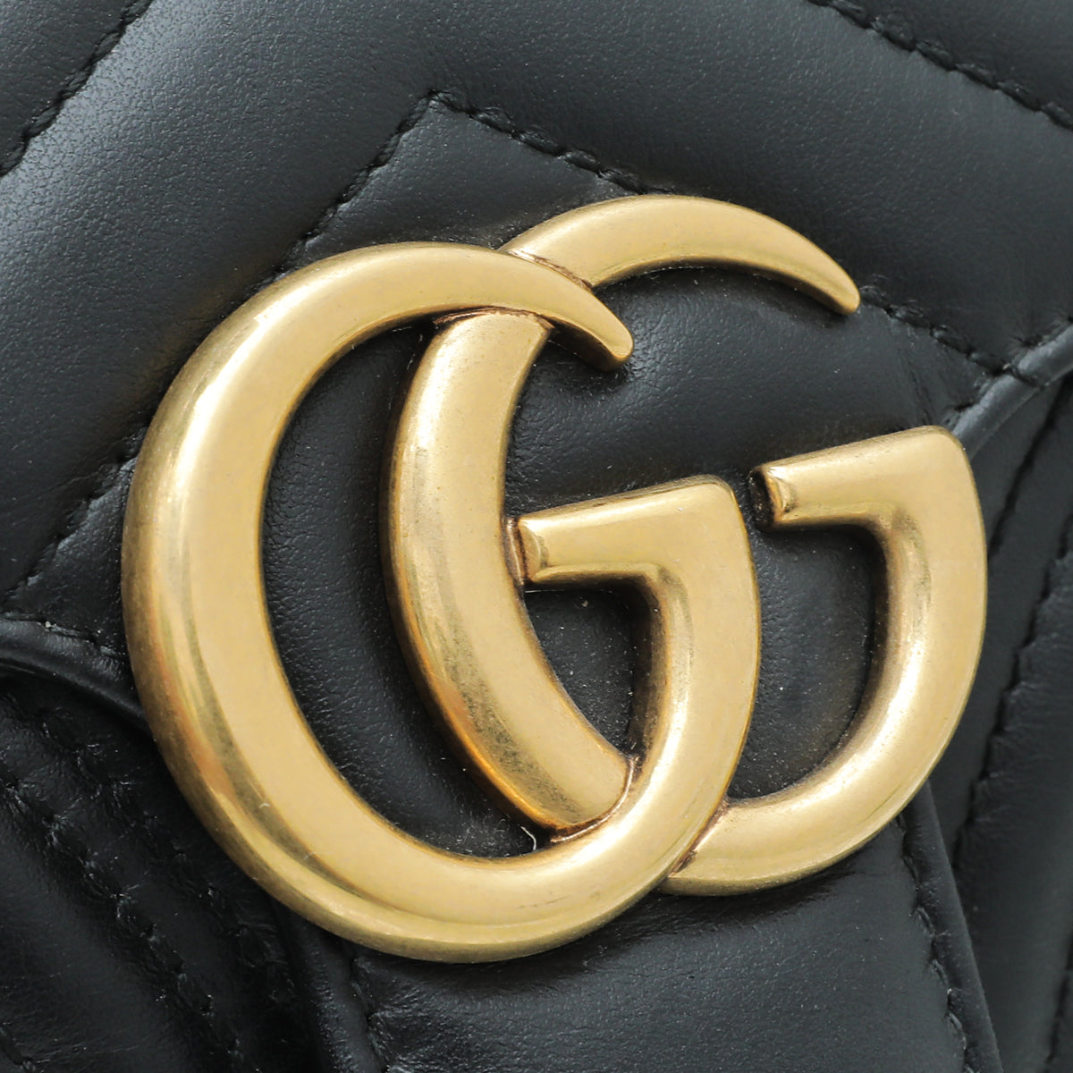 Gucci Black GG Marmont Small Bag