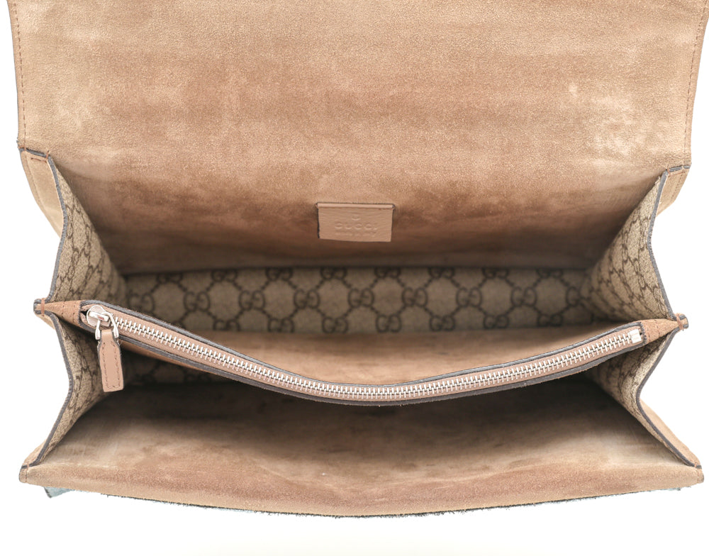 Gucci Ebony Dionysus Sequins Lips Lightning Bag