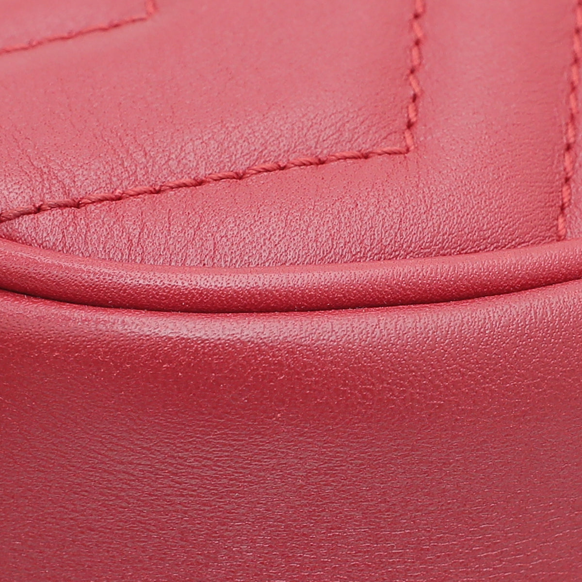 Gucci Red GG Marmont Belt Bag