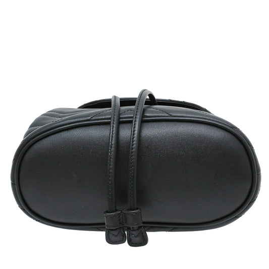 Gucci Black GG Marmont Mini Backpack Bag