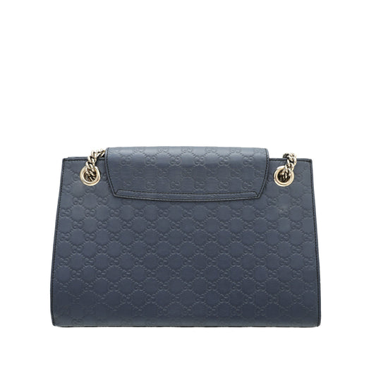 Gucci Blue Guccissima Emily Bag