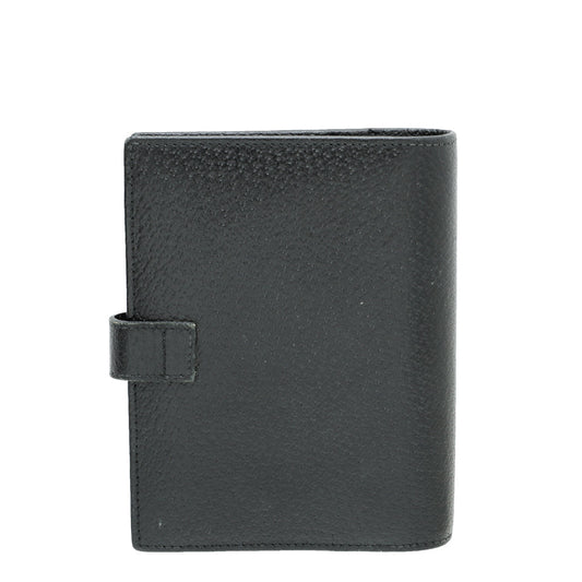 Gucci Black Logo Agenda Cover
