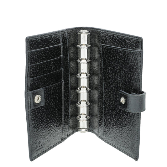 Gucci Black Logo Agenda Cover