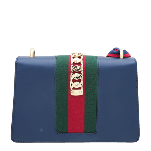 Gucci Blue Sylvie Small Bag