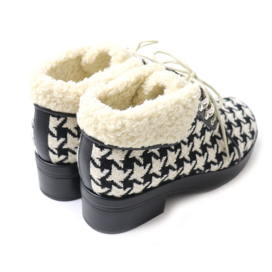 GUCCI boots Bore Black x Ivory 37