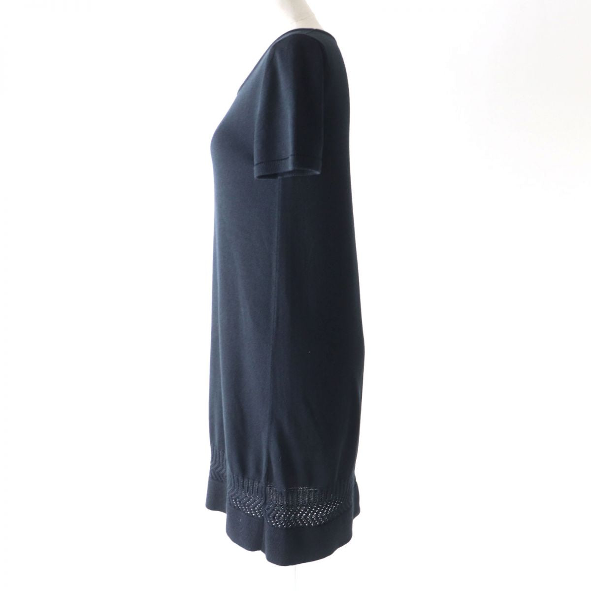HERMES one piece cotton black 36