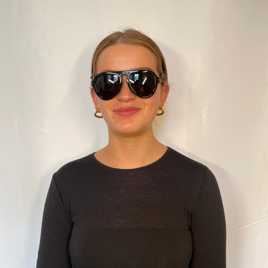 Gucci Black Resin Steampunk Sunglasses GG3737/s