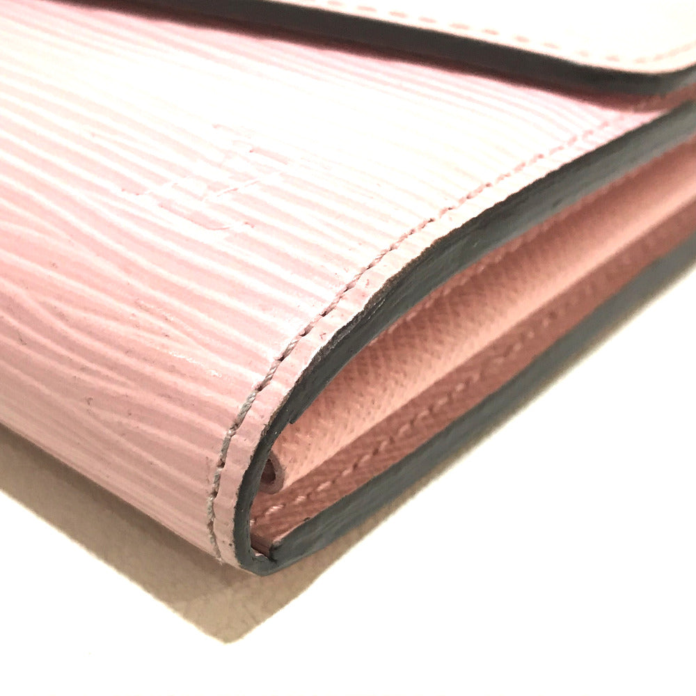 LOUIS VUITTON Folded wallet M61394 Epi Leather pink Epi Portefeuille Sarah Women Used