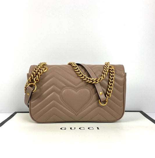 Gucci GG Marmont small cross-body bag flesh color