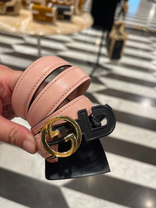 Gucci Blondie W20mm Women’s Belt Pink