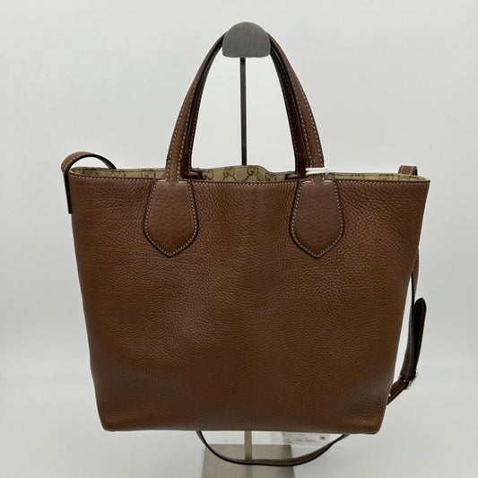 Gucci Brown Leather Shoulder Bag Medium