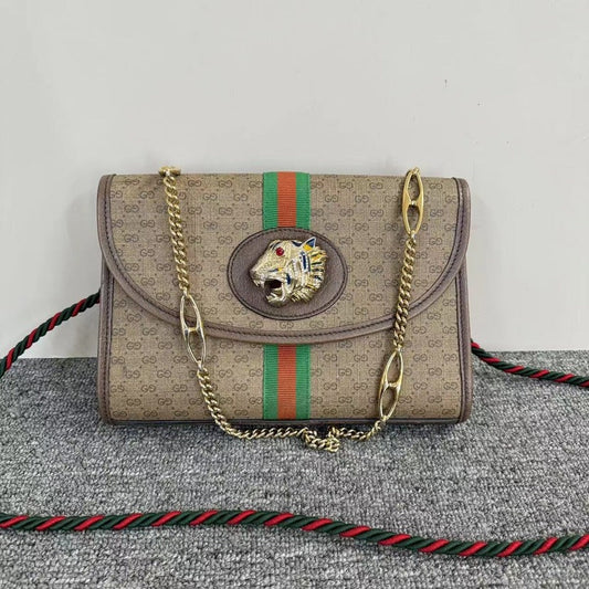 Gucci Beige Ophidia GG Supreme Coated Canvas Small Shoulder Bag