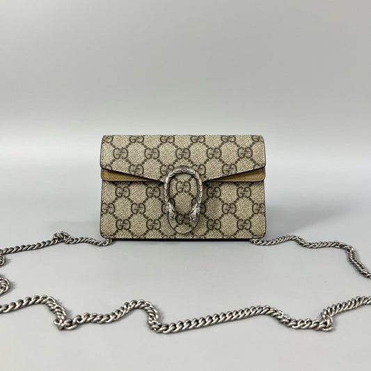 Gucci Dionysus Beige Wallet on Chain