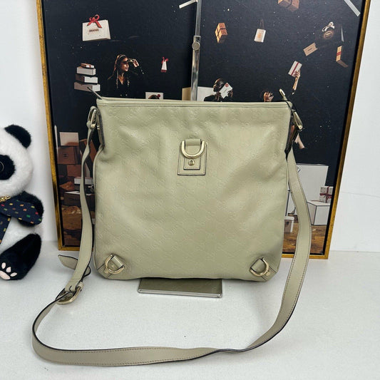 Gucci GG Imprime Beige Crossbody Bag