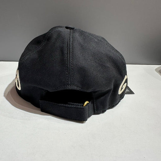 Gucci Classic Black Embroidered Hat
