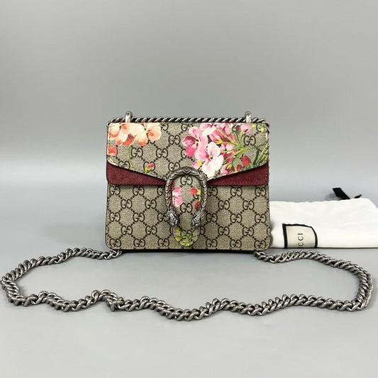 Gucci Dionysus Floral GG Supreme Small Shoulder Bag