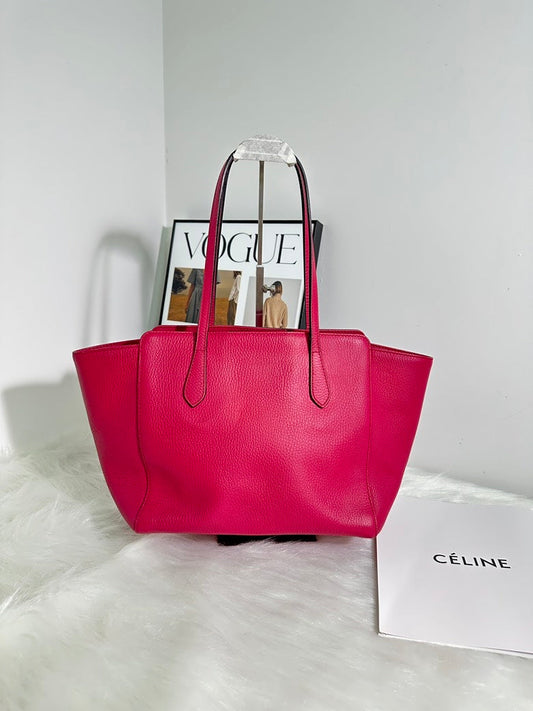 Gucci GG Marmont Fuchsia Leather Tote Bag