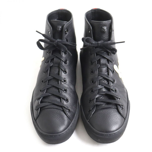 GUCCI High cut sneakers Main: Calf leather black mens 5 Used