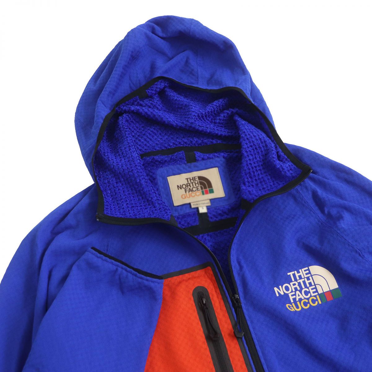 GUCCI Hoodie Main: 100% polyester blue mens M Used