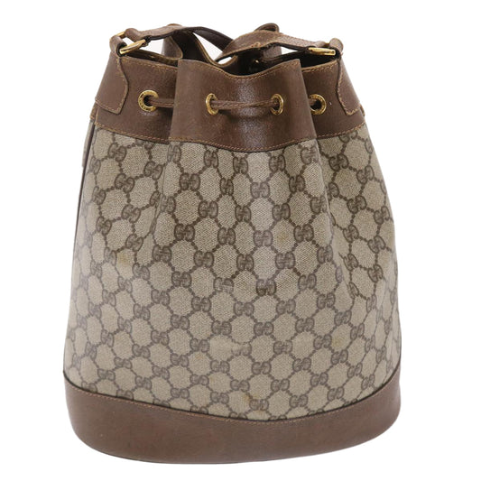 GUCCI GG Canvas Web Sherry Line Shoulder Bag Beige Red Green  tb826