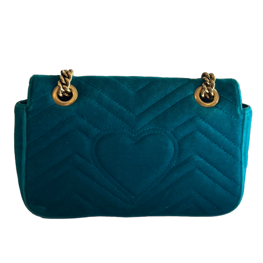 Gucci GG Marmont Mini Velvet Shoulder bag