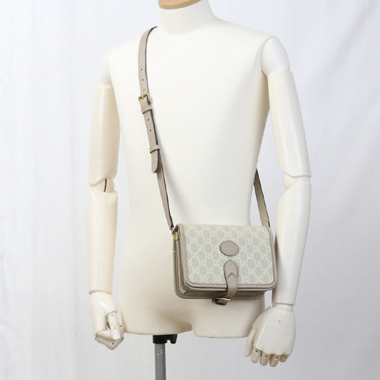 GUCCI 671620 mini crossbody bag Interlocking G Diagonal shoulder bag GG beige